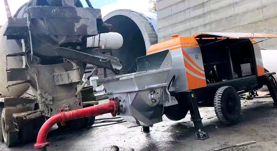 地暖回填輸送泵科瑪森40泵陜西用戶使用現(xiàn)場：平穩(wěn)出料助力項(xiàng)目發(fā)展 